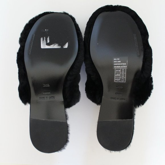 NEW Alexander Wang Amelia Fur Slippers - Picture 12 of 12